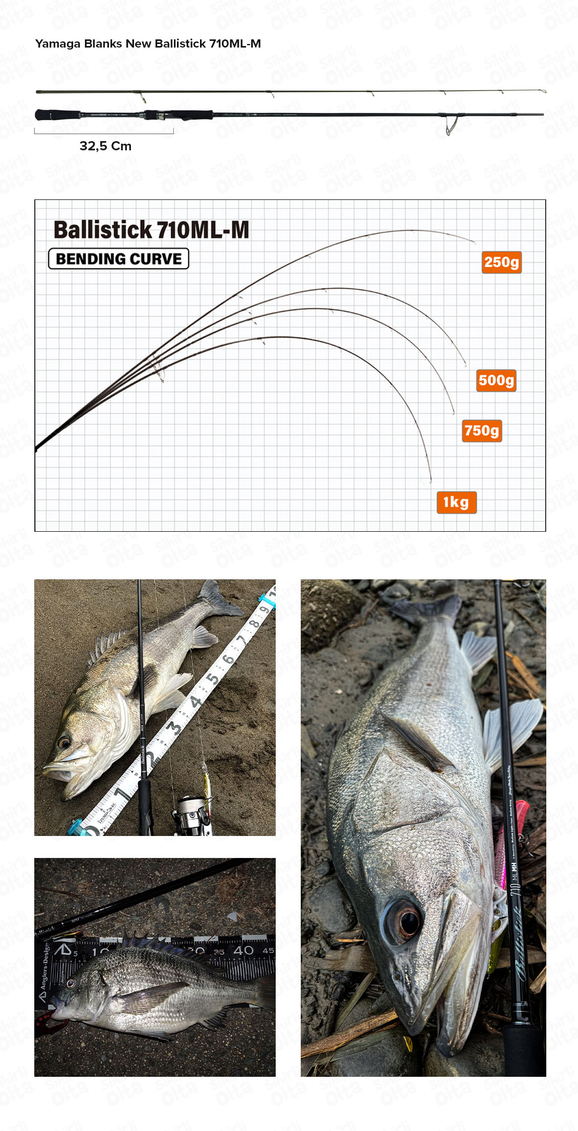 Yamaga Blanks New Ballistick 710ML-M 240 Cm 2-40 Gr Spin Olta Kamışı
